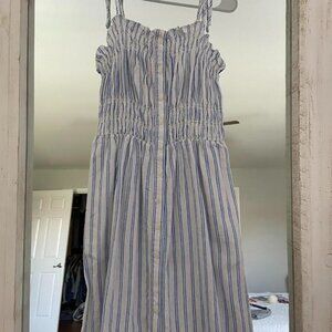 Universal Thread Dress, Blue/White, Size Small